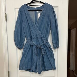 GAP Blue Denim Jumpsuit